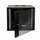 Kabinet muri Bock 19", 9U, 600mm, derë xhami, i zi