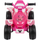 Automjet elektrik për fëmijë Huffy Myszka Minnie 19075W, quad, deri 20 kg, i bardhë rozë e zi