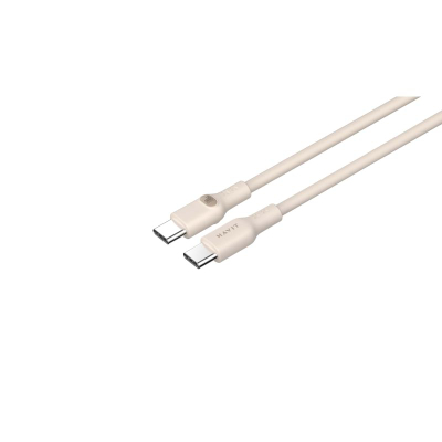 Kabllo USB C Havit CB6284, 2m, 100W, bezhë