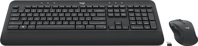 Set tastjere dhe maus Logitech MK545, pa kabllo, Unifying USB, i zi