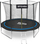 Trampolinë për kopsht Spokey Jumper II, 305 cm, 150 kg, e zezë