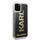 Kapak telefoni Karl Lagerfeld Liquid Glitter për iPhone 11 Pro, transparent, i zi