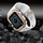 Rrip ore Hurtel Protect me kasë për Apple Watch 7 SE 41 40 38mm, material sintetik TPU, e zezë