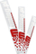 Sticker dekorativ MTuning Red White, 50cm, i kuq e bardhë