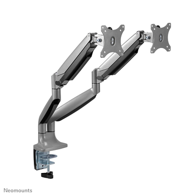 Mbajtëse monitori Neomounts NM-D750DSILVER, 10"-32", e argjendtë