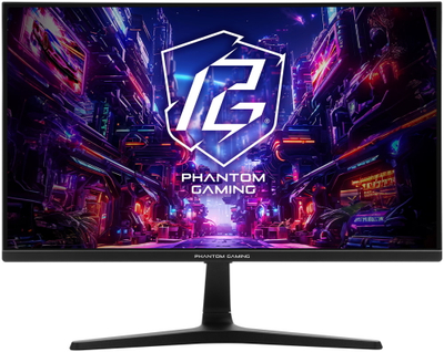 Monitor ASRock Phantom Gaming PG25FFT, 24.5\", Full HD, 1920x1080, i zi