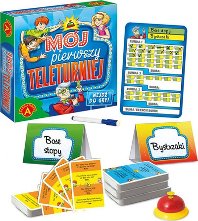Друштвена игра Alexander My First Game Show Family Version, за семејства, повеќе играчи, разнобојна