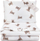 Set shtrati për bebe Muslin Bedding, 80x100 cm, pambuk muslin, me arusha