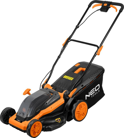 Косилка за трева NEO TOOLS безчеткест, безжичен 36V, 2x6Ah, со полнач