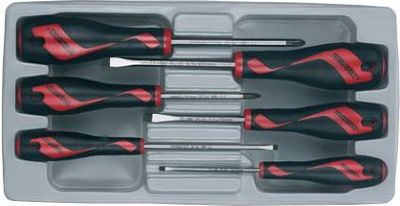 Set kaçavidash Teng Tools, 6 copë, të zeza