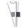 Mbajtëse muri për TV Maclean MC-414, VESA 200x200, 23-43", 30kg