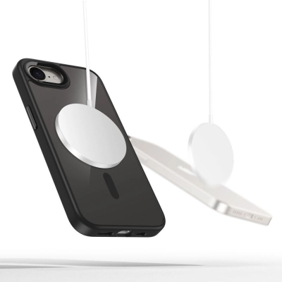 Maskë telefoni Tech-Protect Magmat MagSafe për Nothing CMF Phone 2 Pro, transparente me të zezë