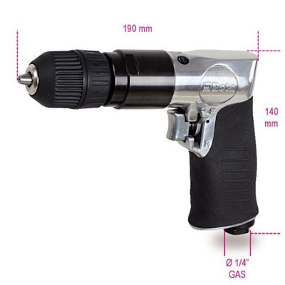 Stërvitëse me ajër Beta Tools 1932RS10, autochuck 1-10mm, 1800rpm, e zezë