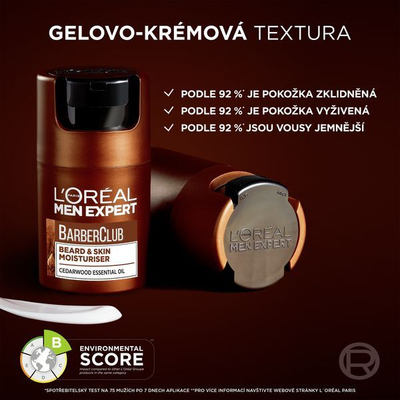 Krem për mjekër dhe lëkurë L´Oréal Paris Men Expert Barber Club, 50 ml