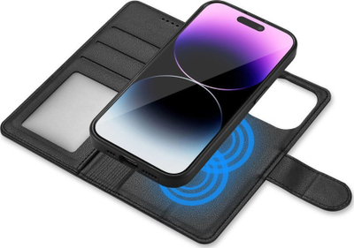 Mbrojtëse-portofol Tech-Protect Wallet MagSafe, për iPhone 15, e zezë