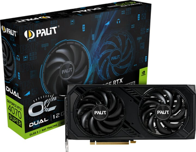 Kartelë grafike Palit GeForce RTX 4070 SUPER Dual 12GB GDDR6X