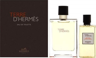 Set Hermes Terre d'Hermes Eau de Toilette, 100ml + xhel dushi 80ml