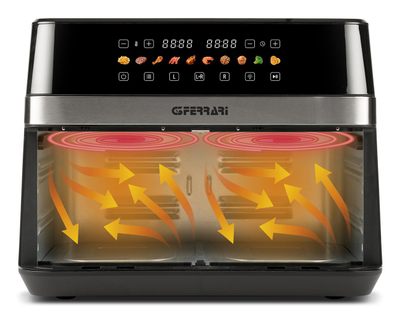 Fritezë elektrike G3 Ferrari G10223, inox, argjend