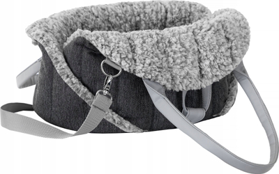 Transportues për qen ose mace Smoothy Small Sea Shell Inari 3in1, 38x24x28 cm, gri