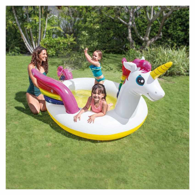 57441 MYSTIC UNICORN  SPRAY POOL, 2.72mx1.93mx1.04m