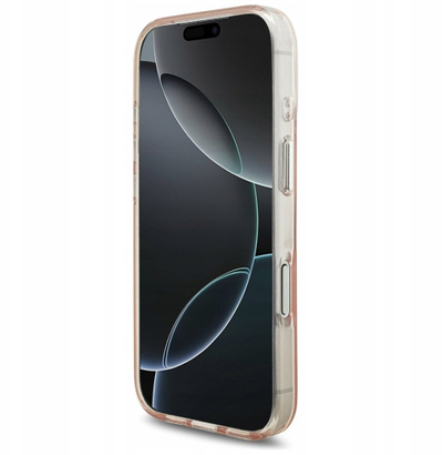 Kapak telefoni Karl Lagerfeld IML Karl RSG Logo MagSafe, për iPhone 17 Pro, rozë