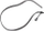 Jakë për kufje Plantronics Poly Neckband, pas qafe, 1 copë, e zezë