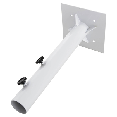 Bazë çadre metalike HM6011, diametër 60mm, lartësi 51cm, e bardhë