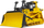 Lodra buldozer Bruder Big Bulldozer Caterpillar 02452, plastikë, verdhë