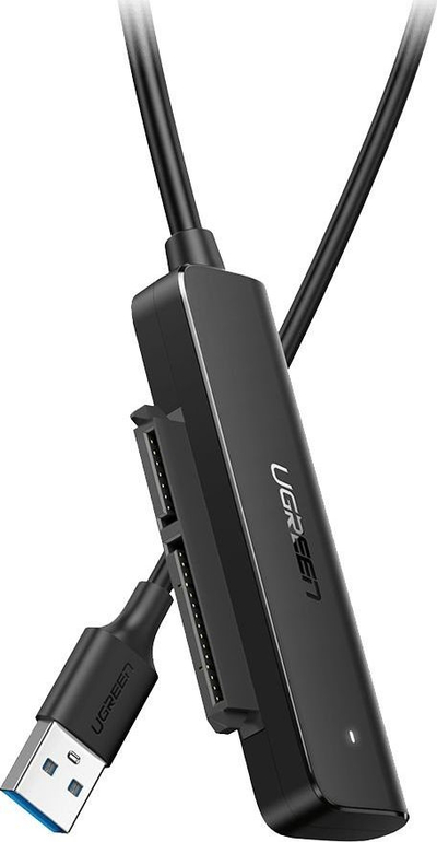 Përshtatës Ugreen USB 3.0 - SATA III, i zi