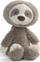 Lodër pellushi Gund Baby Toothpick Sloth, për beba, sloth gri e bardhë