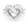 Unazë për femra Swarovski 5648291, e argjendtë