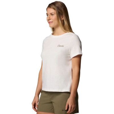 Блуза Columbia Rolling Bend Graphic SS Tee W, памук полиестер, беж