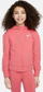 Xhup sportiv për goca Nike Sportswear Jr DA1124 603, me kapuç, me zinxhir, rozë