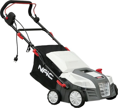 Електричен аератор NAC SCE180-W 2in1, 1800W, 40cm, бело сив