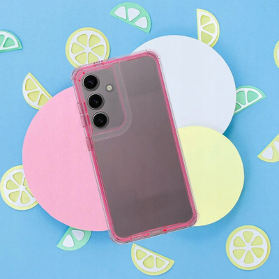 Çeçkë telefoni MATRIX Clear për Xiaomi Redmi Note 14 4G, transparente, TPU PU, rozë e çelët