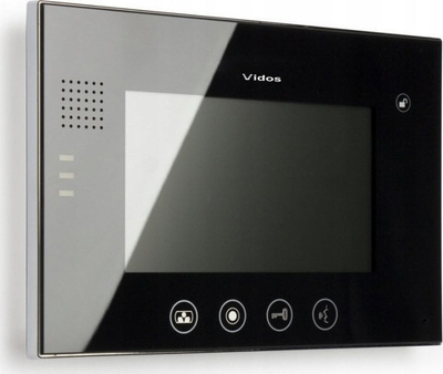 Monitor videofoni Vidos M670B S2, ekran 7", memorie 100 foto, i bardhë
