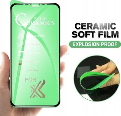 Stakllo mbrojtëse 5D Ceramic Glass për Samsung Galaxy S24 Ultra, edge to edge, transparente