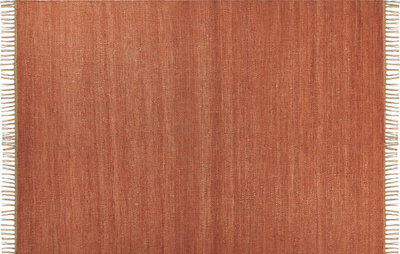 Tapet jute LUNIA, 160 x 230 cm, katror, i kuq