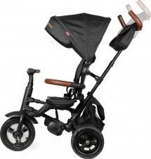 Tricikël për kalamaj Qplay Rito Deluxe, rrota gome, 10–36 mujsh, i zi