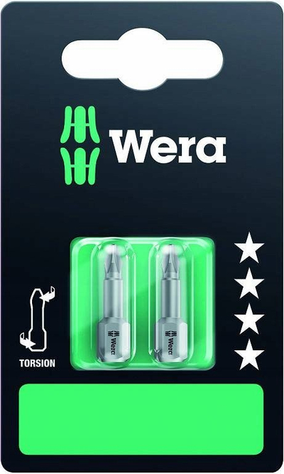 Bit kaçavide Wera 05073324001 PH2, 1/4" hex, set 2 copë