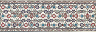 Tapet korridori Beliani HACILAR, 80x240 cm, poliestër, shumëngjyrësh