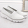 Женски чевли Filippo DP6161/24 WH, кожа, платформа wedge, бели