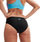 Bikini për goca Speedo Colourblock Splice, 2 pjesë, EnduraFlex, i zi me vjollcë