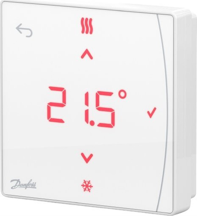 Termostat dhome Danfoss ICON2, Zigbee, kontroll përmes aplikacionit, i bardhë