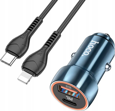 Karikues makine Hoco Z47, 20W PD QC3.0, USB A USB C, blu