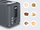 Toster ATS0001G, 920-1080W, 2 vende, gri