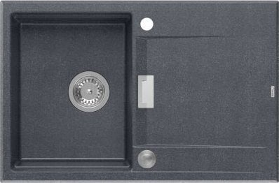 Lavaman kuzhine Sink Owen OWEN 111 GraniteQ, 1 kazan, Push2Open, silver stone