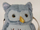 Çantë pellushi për kalamaj Adar Plush Handbag Owl, me formë bufthi, shumë e butë