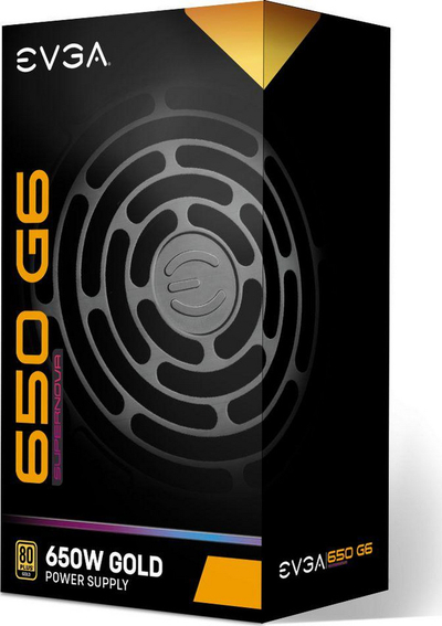Burim energjie EVGA SuperNOVA G6 (220-G6-0650-X2), 650W, i zi