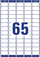 Etiketa adrese Avery, A4, 100 fletë, 38.1 x 21.2 mm, të bardha